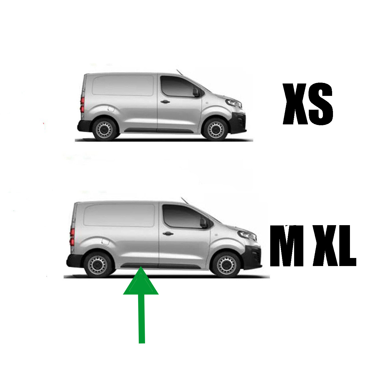 Moulure Arrière Droite M Et Xl (11 Clips) Peugeot Expert Traveller Citroen Jumpy Spaceclass Fiat Scudo Ulysse Opel Vivaro Zafira Toyota Proace Verso