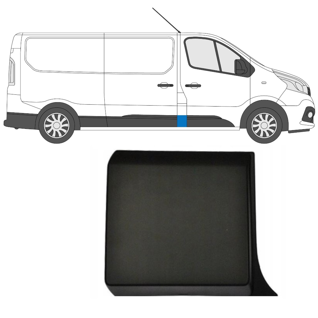 Petit Moulure Droite Renault Trafic Iii 2014 