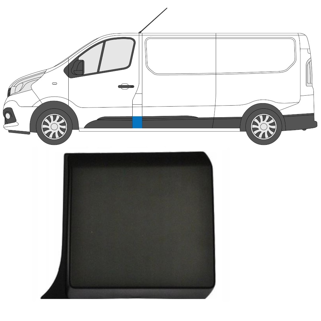 Petit Moulure Gauche Renault Trafic Iii 2014 