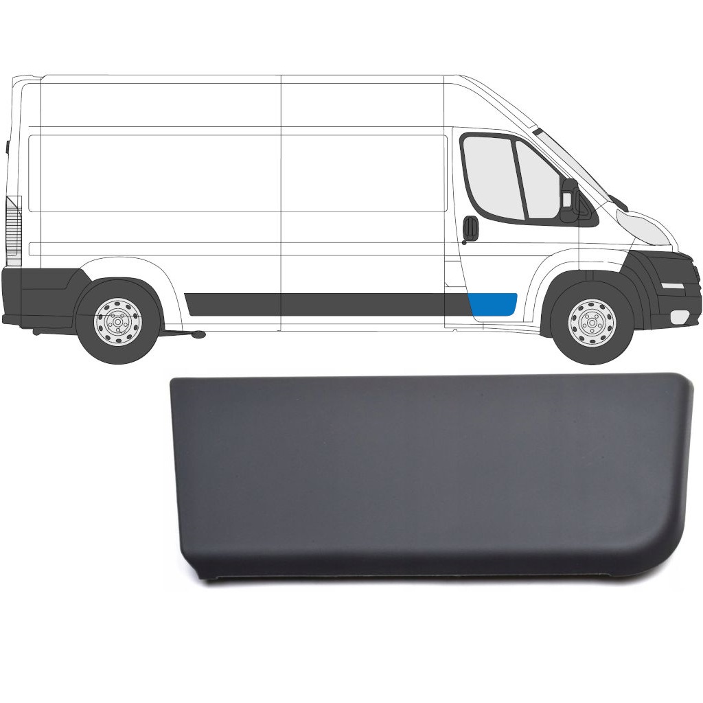 Moulure Porte Avant Gauche Fiat Ducato Peugeot Boxer Citroen Jumper 2006+